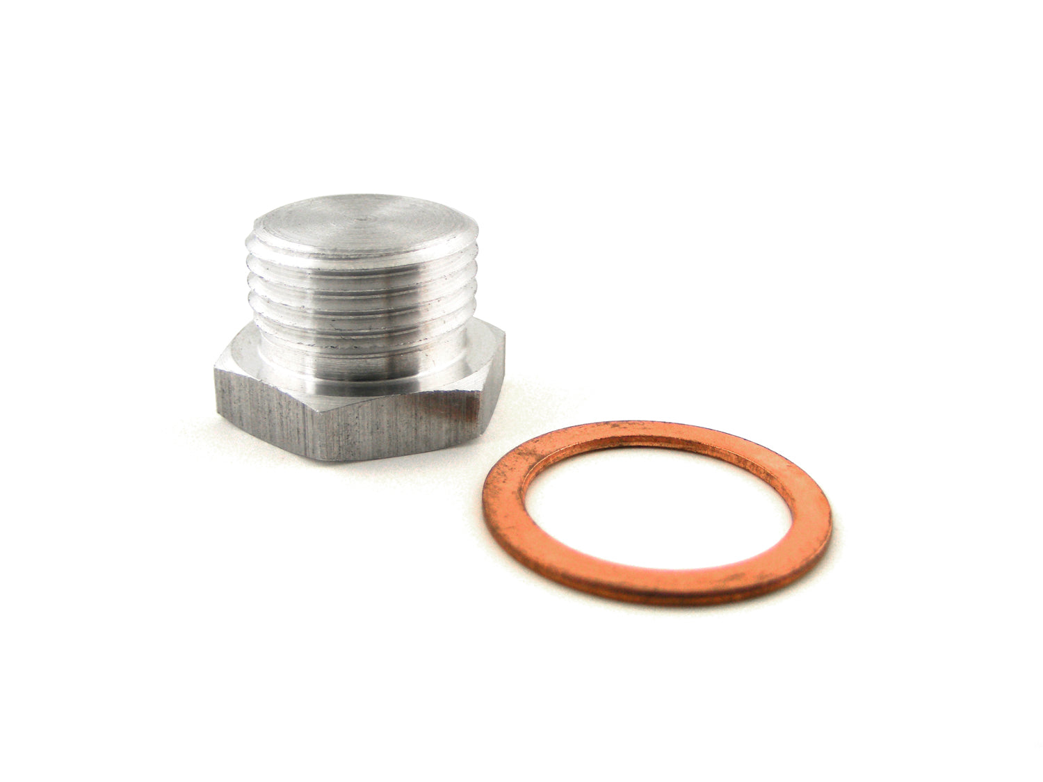 Brock's Performance Oxygen Sensor 18mm Bung Plug w/ Copper O-Ring Titanium Exhaust