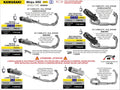 Arrow Racing Headers for Indy Race EVO Slip Ons - Kawasaki Z650/EX650 Ninja 650