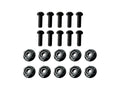 WRS WINDSCREEN M3x10MM ALUMINUM SCREW WITH NUTS KIT