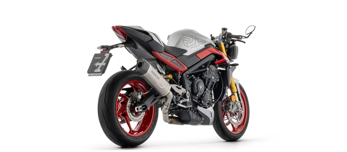 Arrow Full System with Indy Raceevo Titanium Slip Ons