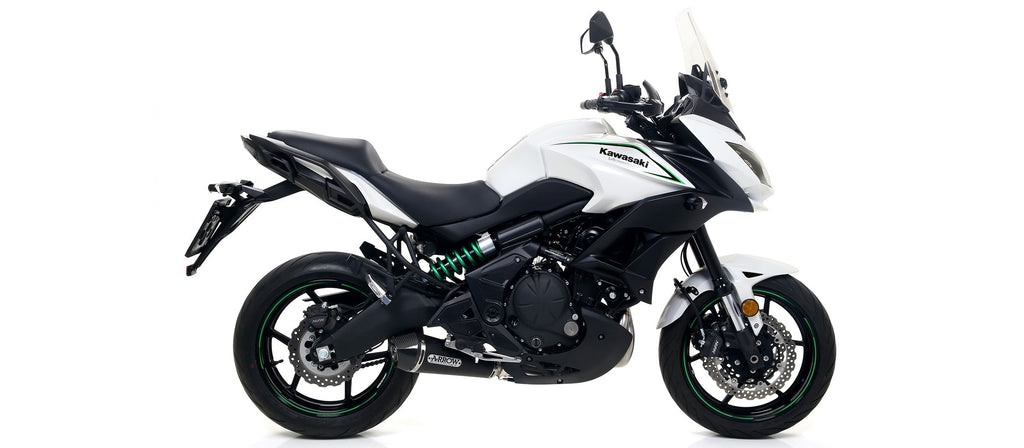 Arrow X-Kone "Dark" Slip On - Kawasaki Z650/Versys 650