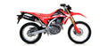 Arrow Thunder Aluminium "Dark" Slip On with Carbon End Cap - Honda CRF250L/CRF300L