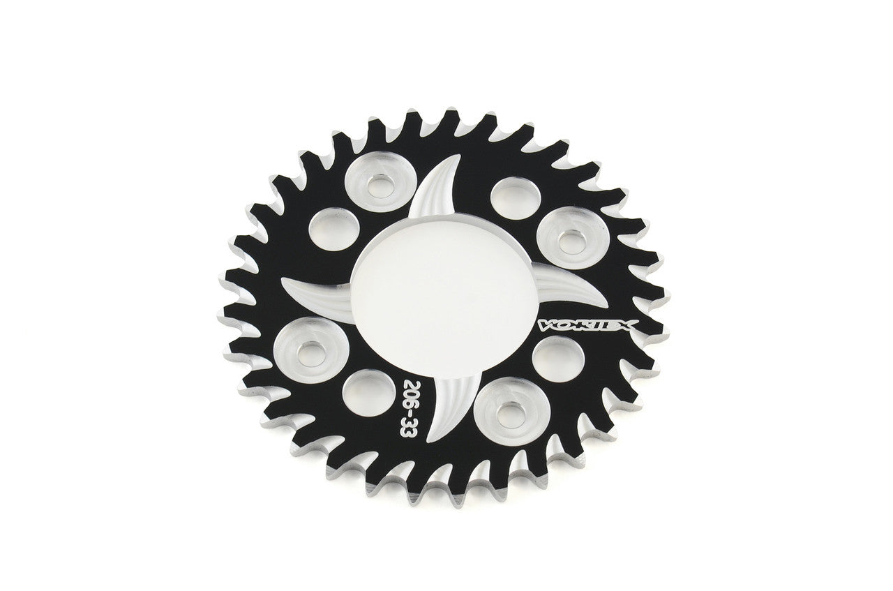 Brock's Performance Vortex Rear Sprocket 35 Tooth Black & Silver 420 Chain Grom/MSX125 (14-20) / Monkey (2019)