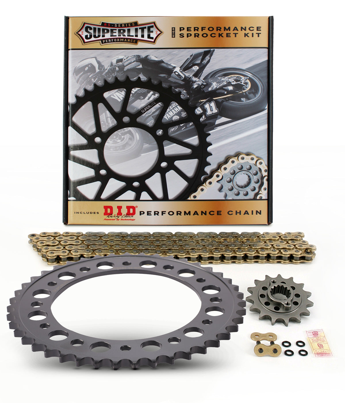 Superlite Honda VFR 750F '90-97 520 Conversion Chain & Sprocket Kit