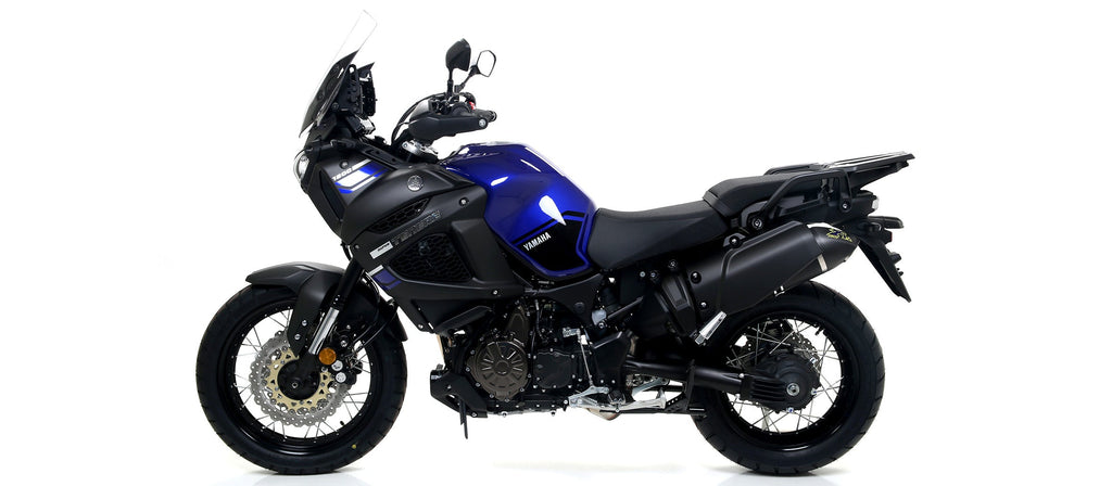 Arrow Maxi Race-Tech Aluminium "Dark" Slip On with Carbon End Cap - Yamaha XTZ1200 Super Tenere