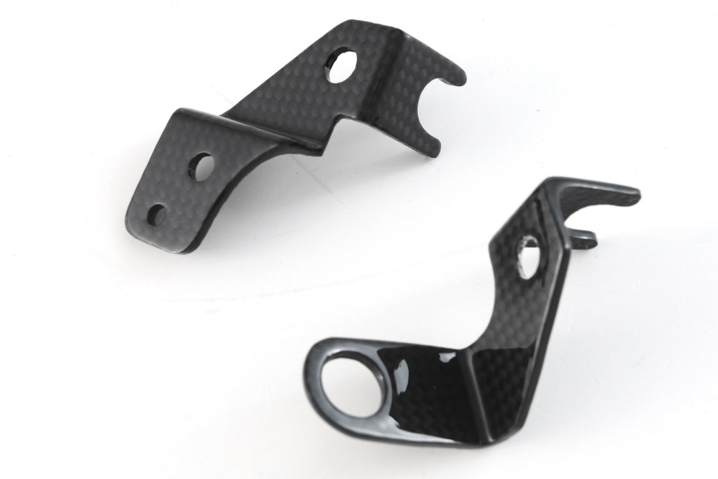 Fullsix Carbon Brake / Clutch Reservoir Mount - Set - Ducati Streetfighter V4