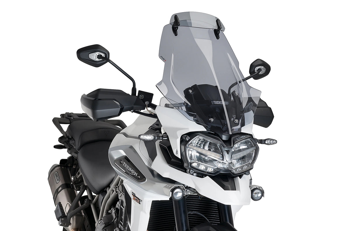 Puig Touring Windshield with Visor - Triumph Tiger Explorer/XC/XR/XRX/XRT/XCX/XCA 2016-2018