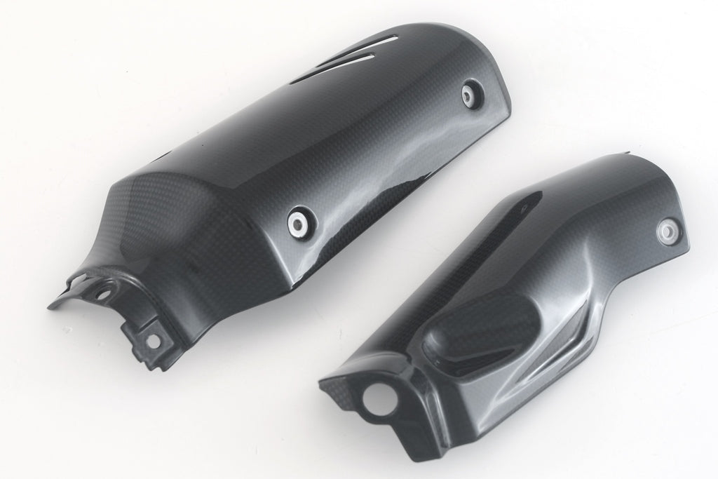 Fullsix Carbon Exhaust Heat Shield - Set - Ducati DesertX