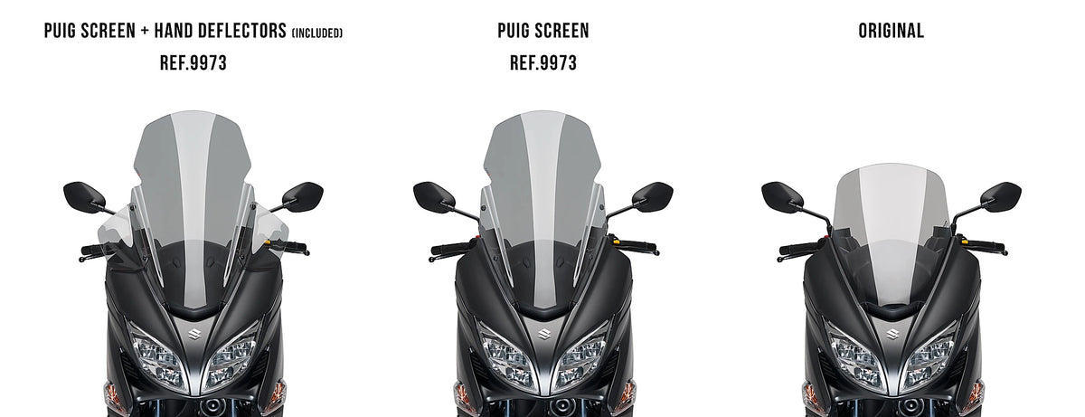 Puig V-Tech Line Touring Windshield - Suzuki Burgman 400 2017-2018