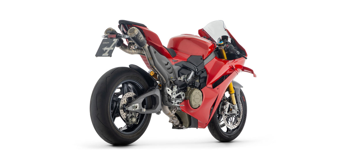 Arrow Competition "EVO" Full System with "Dark" Titanium Slip On - Ducati Panigale V4/Panigale V4 S