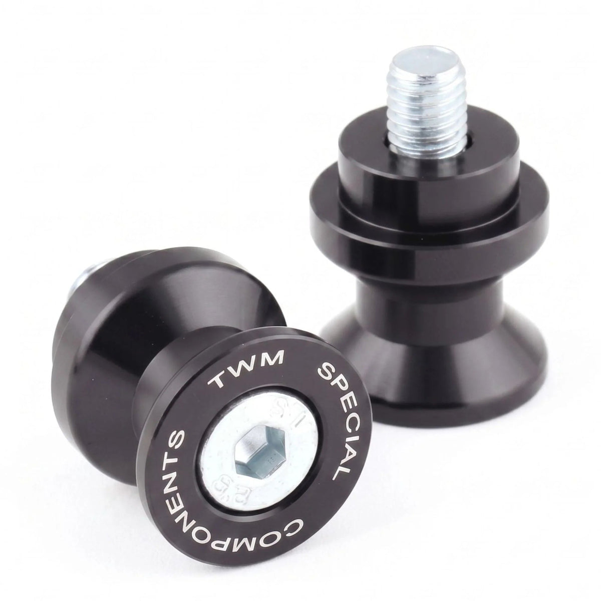 TWM CNC Aluminum Billet Swing Arm Rear Stand Spools
