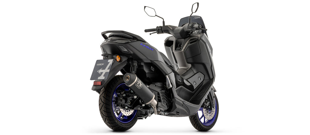 Arrow Racing Full System with Urban Aluminium "Dark" Slip On with "Dark"steel End Cap