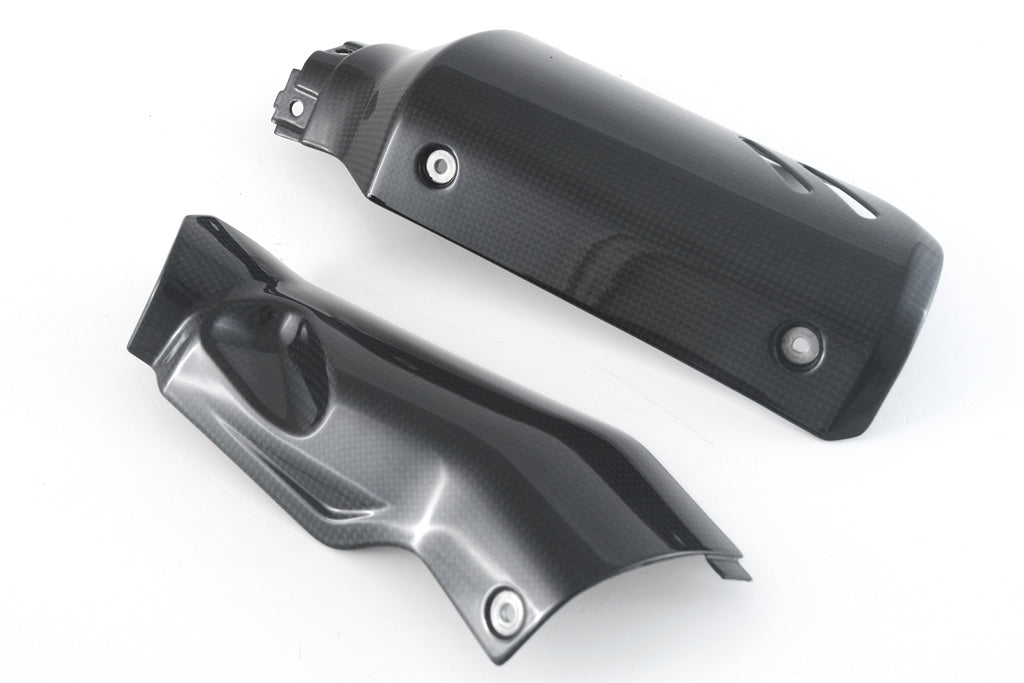 Fullsix Carbon Exhaust Heat Shield - Set - Ducati DesertX
