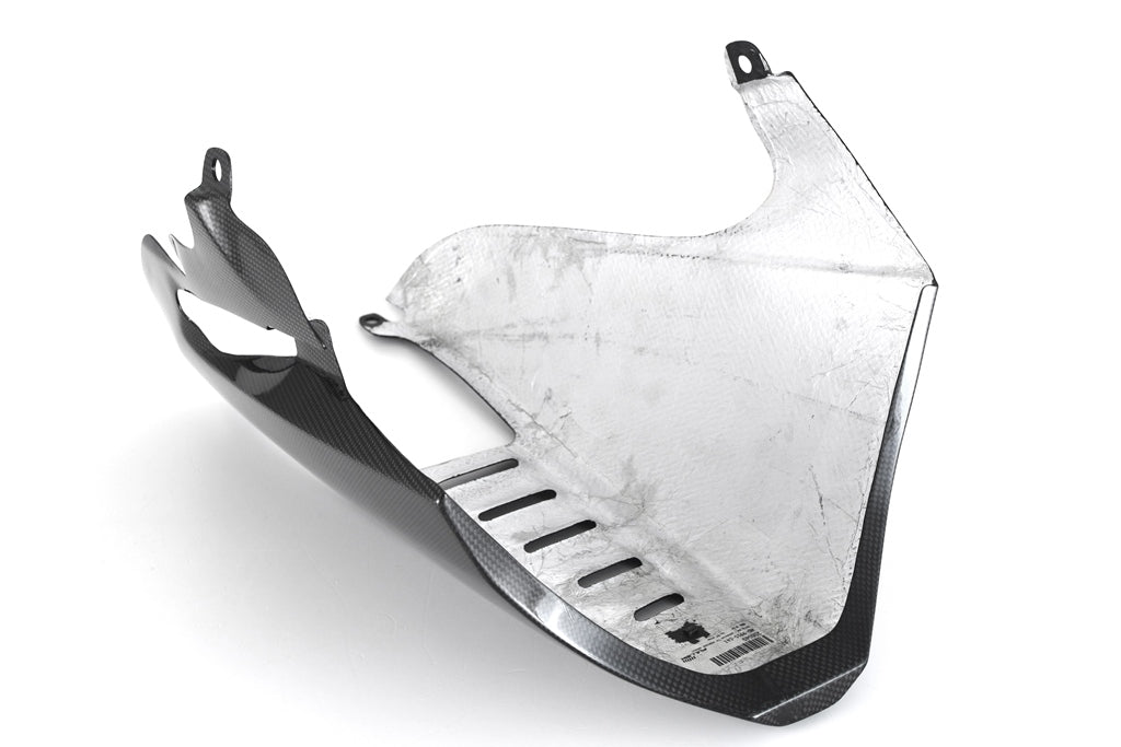 Fullsix Carbon Belly Pan - Extension for Underseat Exhaust - Ducati Panigale R/959 Panigale