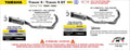 Arrow Full System Racing with Indy Race EVO Aluminium "Dark" Slip Ons - Yamaha Tracer 9