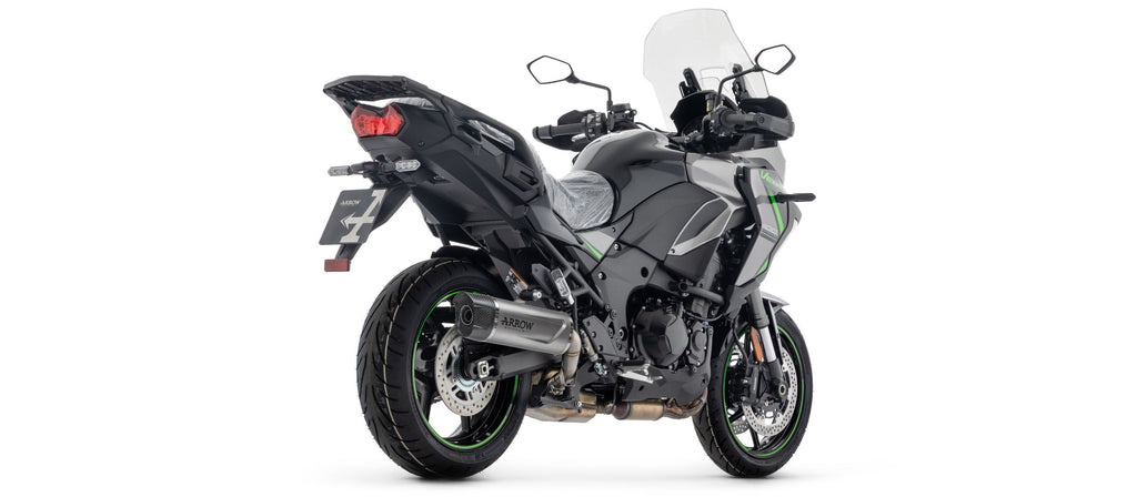 Arrow Indy Race EVO Titanium Slip On with Carbon End Cap - Kawasaki Versys 1000/Versys 1100