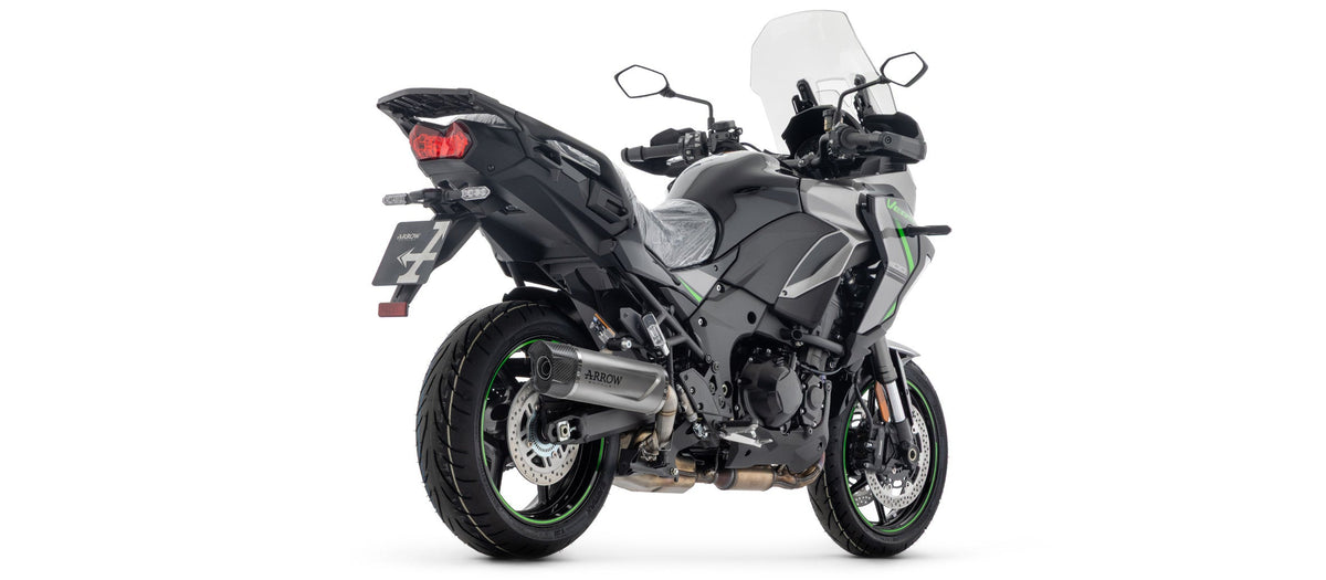 Arrow Indy Race EVO Titanium Slip On with Carbon End Cap - Kawasaki Versys 1000/Versys 1100