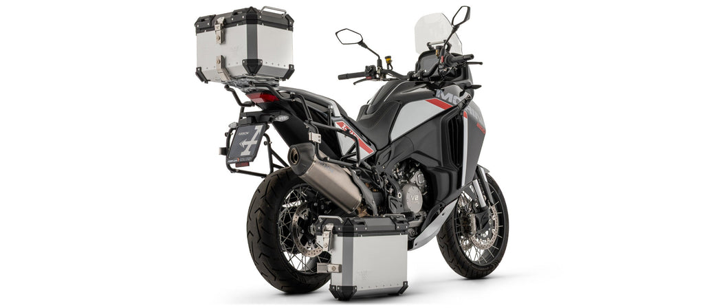 Arrow Sonora Titanium Slip On with Carbon End Cap - Moto Morini X-Cape