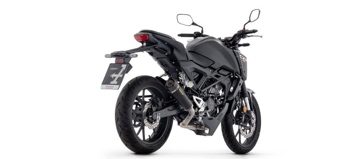 Arrow Full System Racing with X-Kone "Dark" Slip Ons