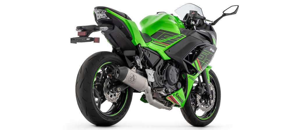 Arrow Full System Racing with Veloce Titanium Slip Ons - Kawasaki Z650/EX650 Ninja 650