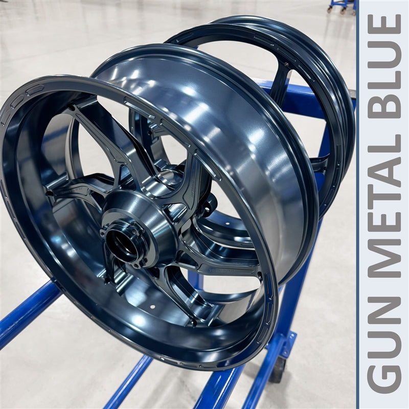Core Moto Apex-6 Forged Wheel - Gun Metal Blue