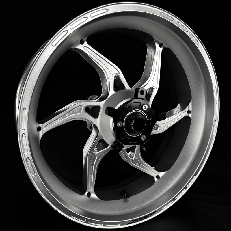 Core Moto Apex-6 Forged Wheel - Satin Clear Frost