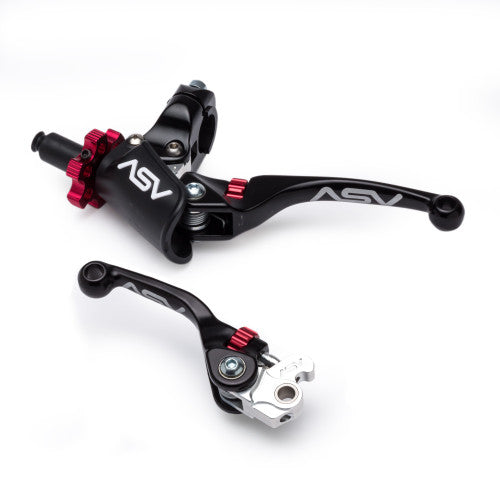 ASV F4 PRO Clutch and Brake Lever Pair Pack w/ Perch # BCF40106PX
