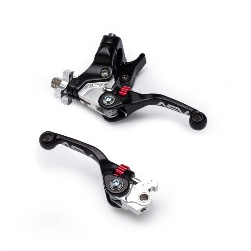 ASV F4 Series Clutch and Brake Lever Pair Pack w/ Hot Start Perch # BCF40106SH