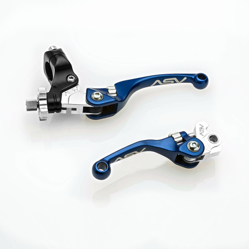 ASV F4 Series Clutch and Brake Lever Pair Pack w/ Hot Start Perch (For Yamaha) # BCF40106YSH