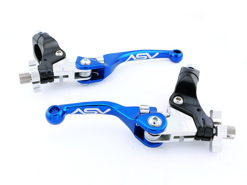 ASV F4 Series Cable Brake and Clutch Lever Pair Pack w/ Perch (For Yamaha) # BCF40506YSX