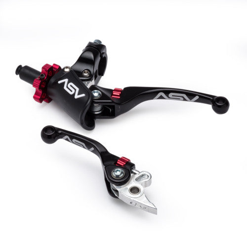ASV F4 PRO Clutch and Brake Lever Pair Pack w/ Perch # BCF41606PX