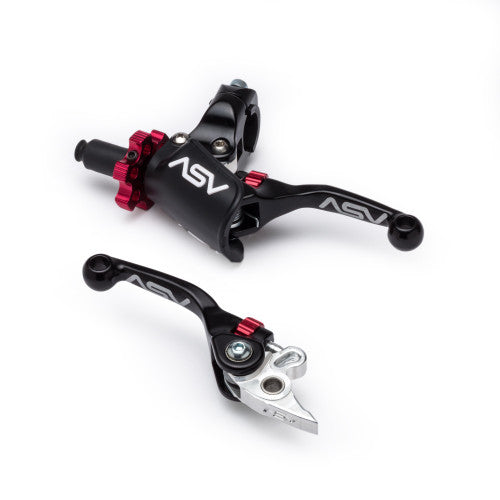 ASV F4 PRO Clutch and Brake Lever Pair Pack w/ Perch # BCF40806PX