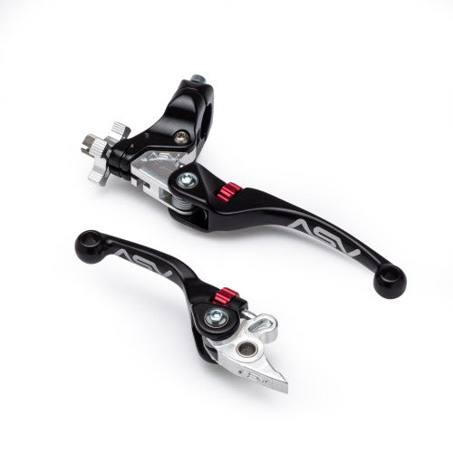 ASV F4 Series Dirt Front Brake and Clutch Lever Pair Pack w/ Perch # BCF40806SX