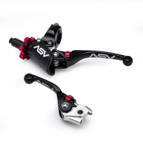 ASV F4 PRO Clutch and Brake Lever Pair Pack w/ Perch # BCF41506PX