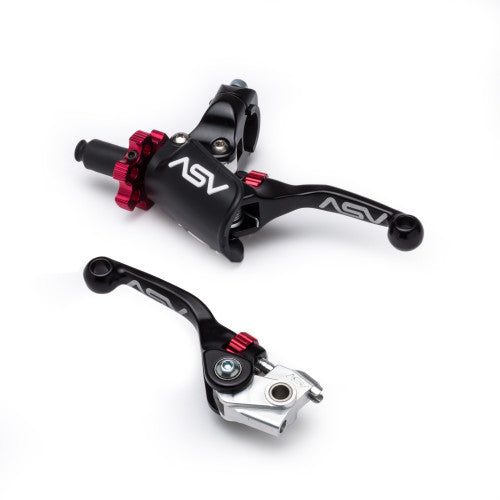 ASV F4 PRO Clutch and Brake Lever Pair Pack w/ Perch # BCF41506PX