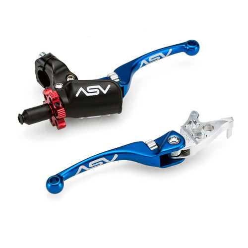 ASV F4 PRO ATV Clutch and Brake Lever Pair Pack w/ Perch (For Yamaha) # BCF4A106YPX