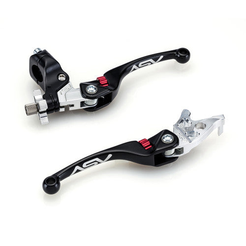 ASV F4 Series ATV Clutch and Brake Lever Pair Pack w/ Perch # BCF4A206SX