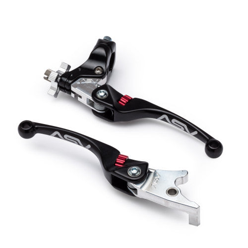 ASV F4 Series ATV Clutch and Brake Lever Pair Pack w/ Perch # BCF4A506SX
