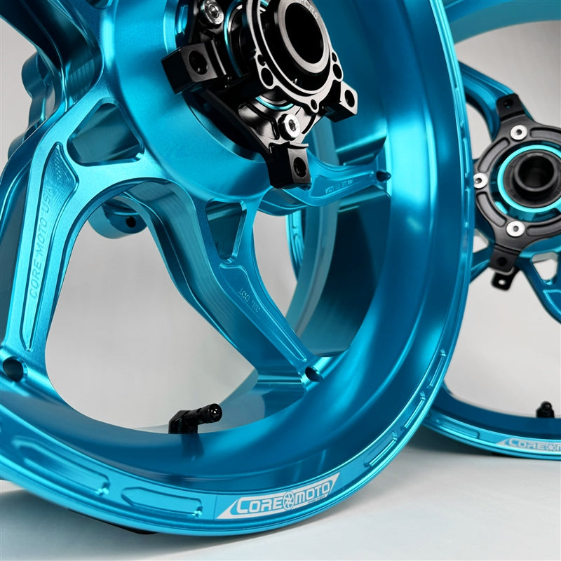 Core Moto Apex-6 Forged Wheel - Gloss Arctic Blue