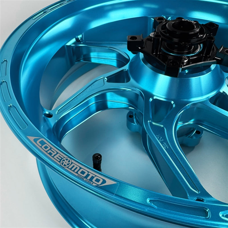 Core Moto Apex-6 Forged Wheel - Gloss Arctic Blue