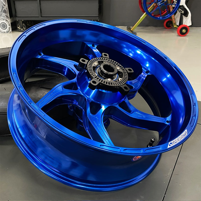 Core Moto Apex-6 Forged Wheel - Gloss Blue