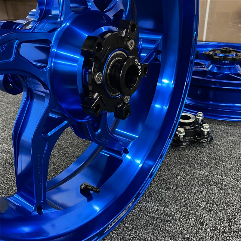 Core Moto Apex-6 Forged Wheel - Gloss Blue
