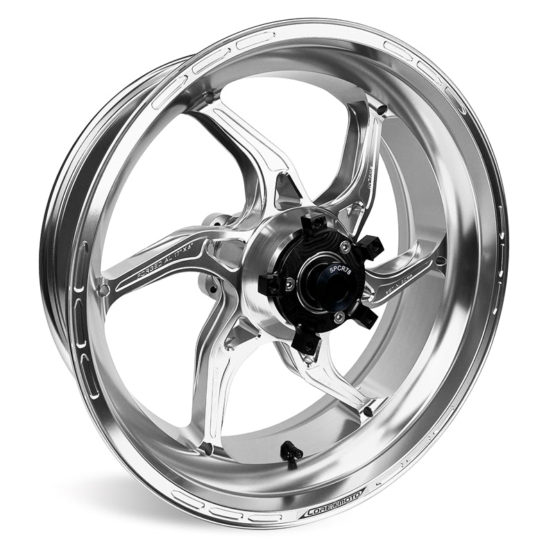 Core Moto Apex-6 Forged Wheel - Gloss Clear Bright