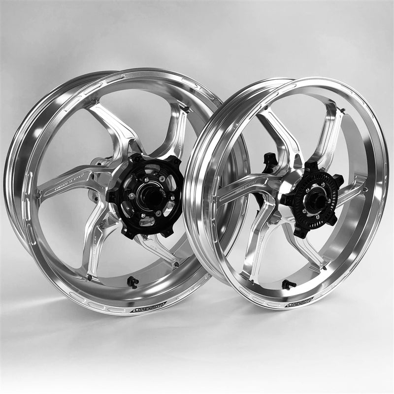 Core Moto Apex-6 Forged Wheel - Gloss Clear Bright