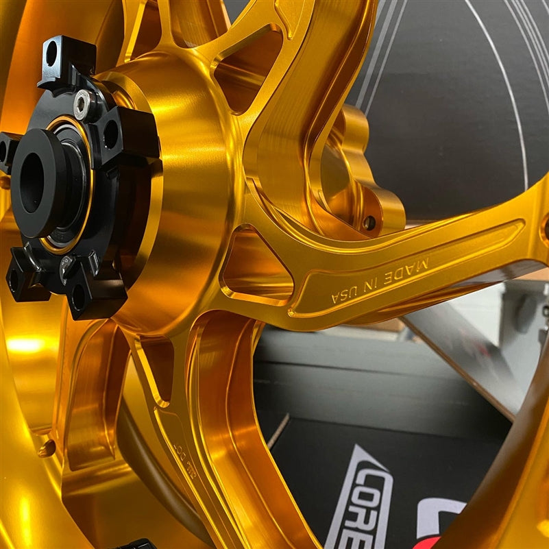 Core Moto Apex-6 Forged Wheel - Gloss Gold