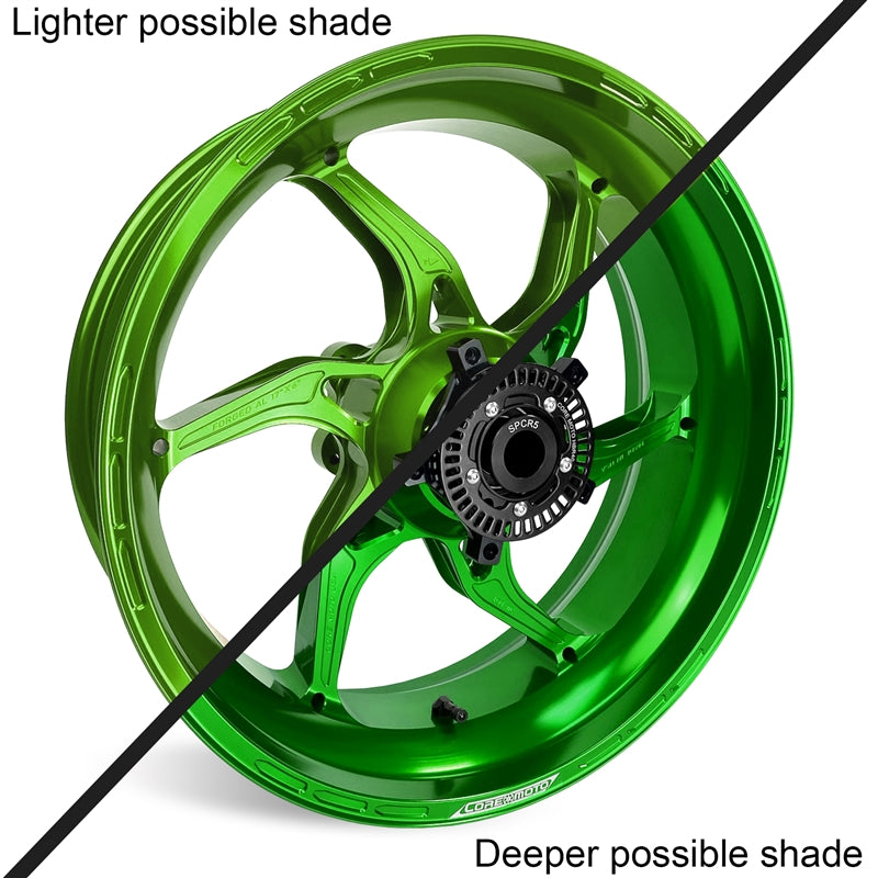 Core Moto Apex-6 Forged Wheel - Gloss Green