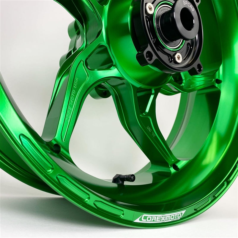 Core Moto Apex-6 Forged Wheel - Gloss Green