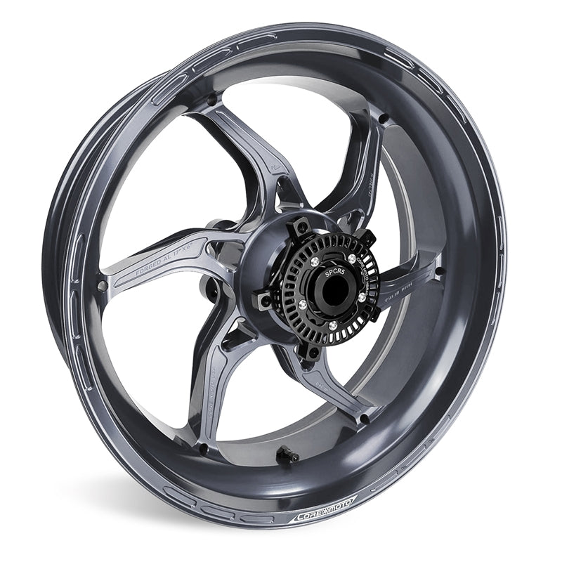 Core Moto Apex-6 Forged Wheel - Gloss Ti Gray