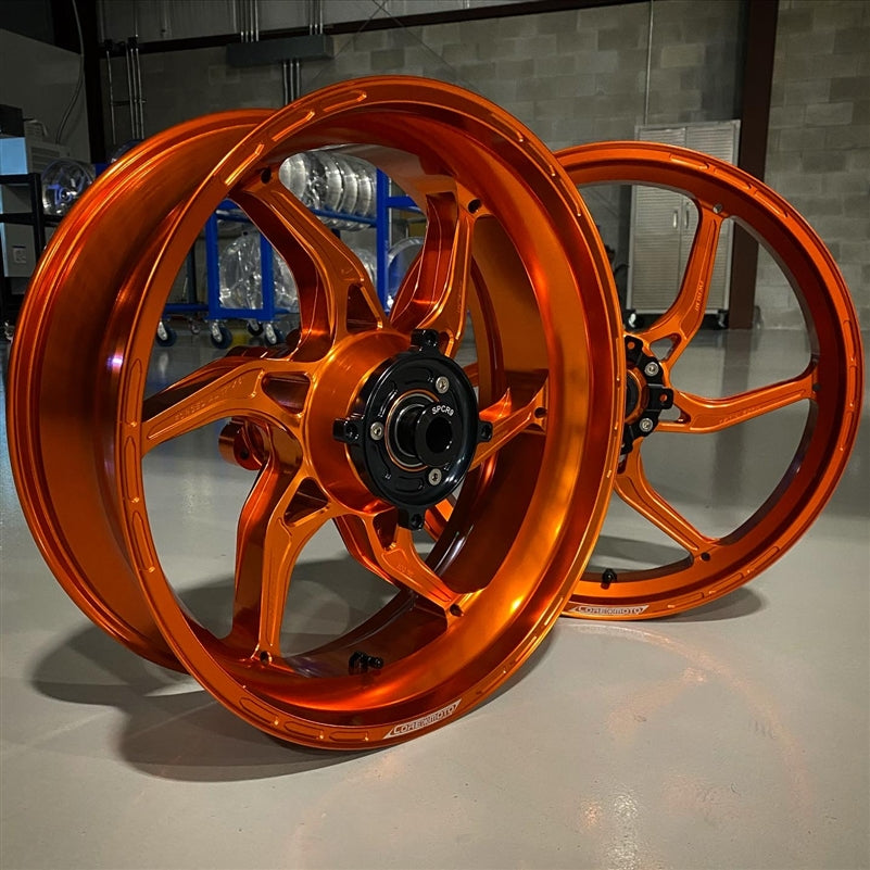 Core Moto Apex-6 Forged Wheel - Gloss Orange