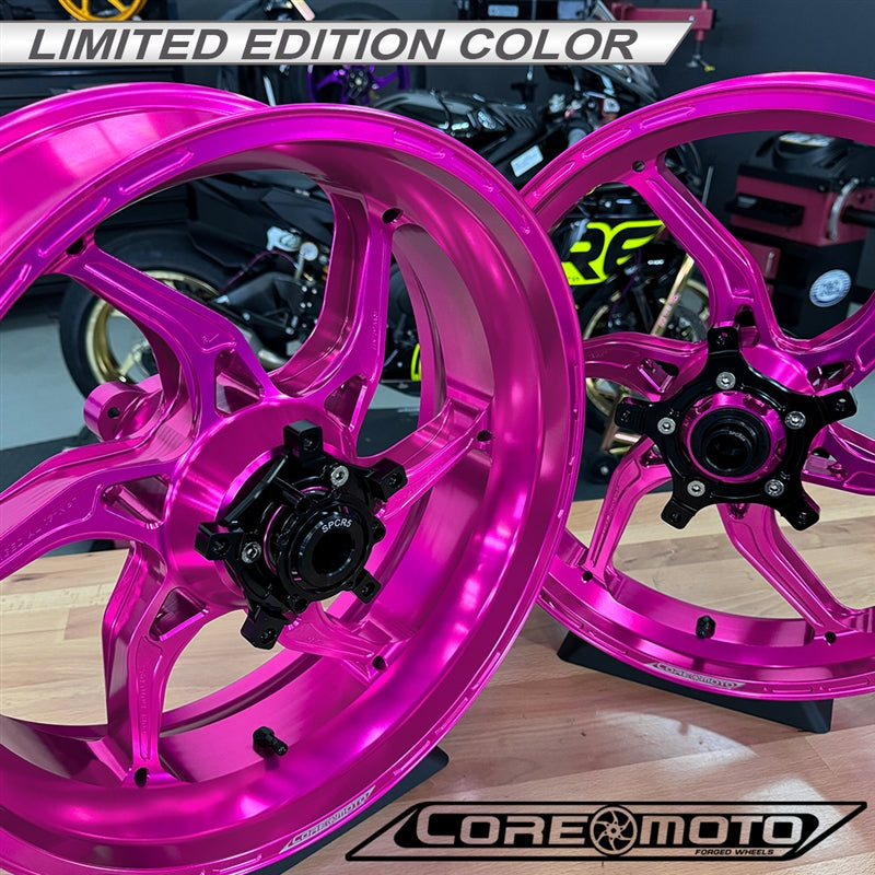 Core Moto Apex-6 Forged Wheel - Gloss Pink